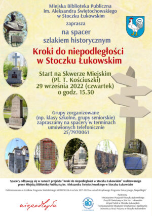 Miniaturka artykułu Spacer szlakiem historycznym – Kroki do niepodległości w Stoczku Łukowskim